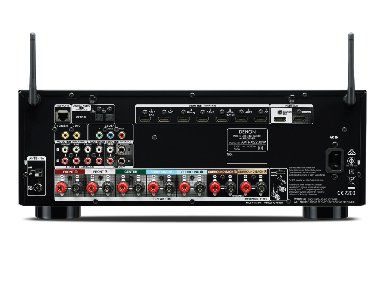 Home theatre system - Boston A-series speakers + Denon AVR X1100W 7.2 receiver - Image 4