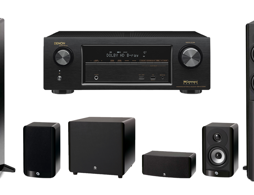 Home theatre system - Boston A-series speakers + Denon AVR X1100W 7.2 receiver