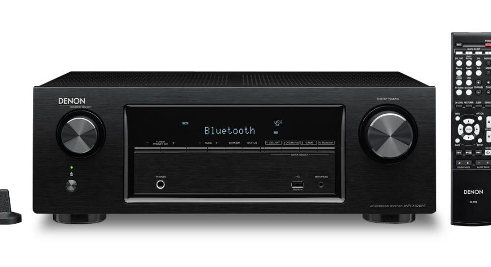 Denon AVRX520BT Home Theatre Receiver in Black