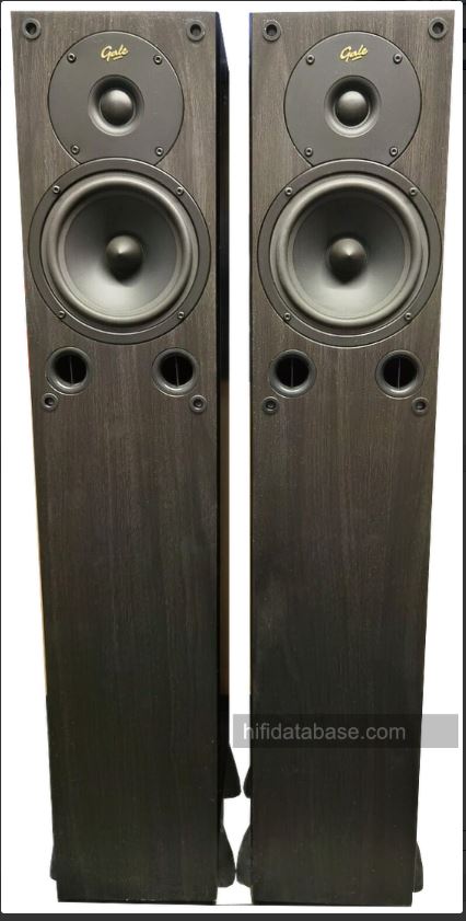 Gale 3030 Speakers in Black