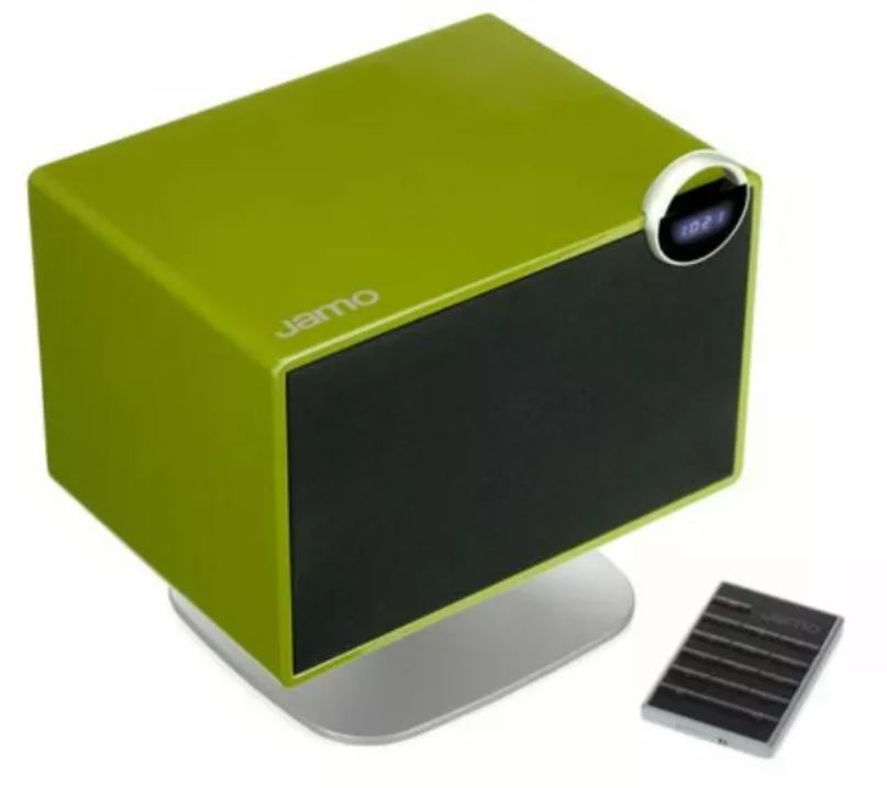 Jamo DS-6 Wireless Portable Bluetooth Speaker with FM Radio/AUX/Digital Clock In Olive colour