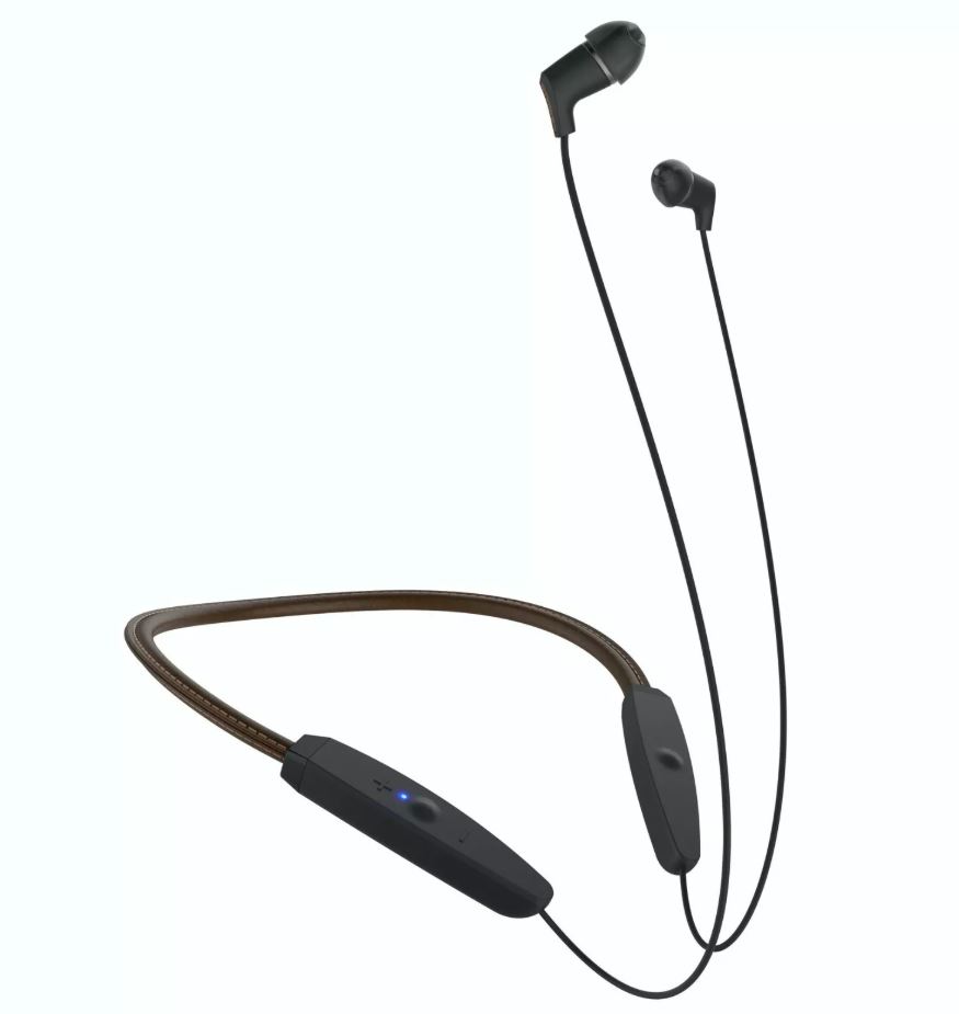 Klipsch R5 Bluetooth Neckband Headphones in Brown