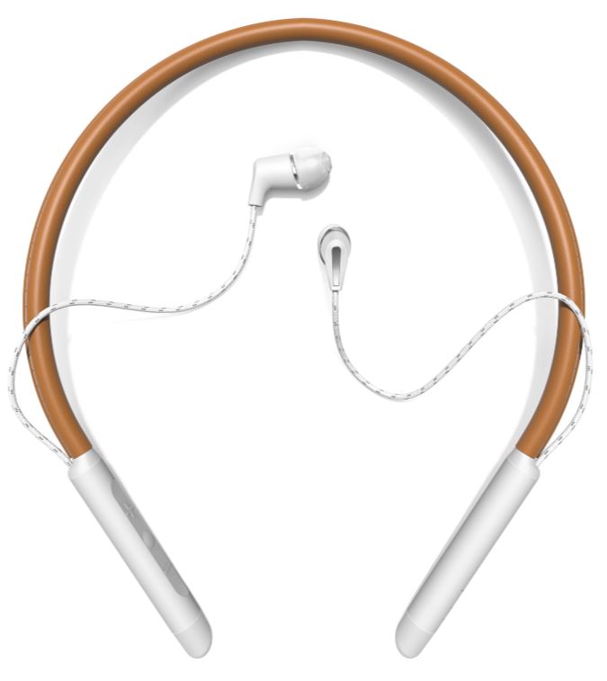Klipsch T5 Neckband Headphones in Brown