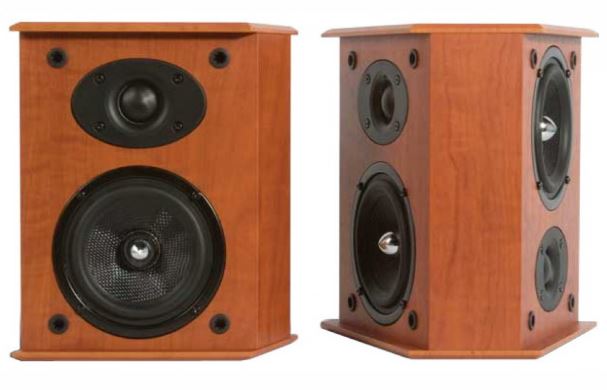 Mordaunt-Short Carnival-3 Surround Speakers in Calvados Finish