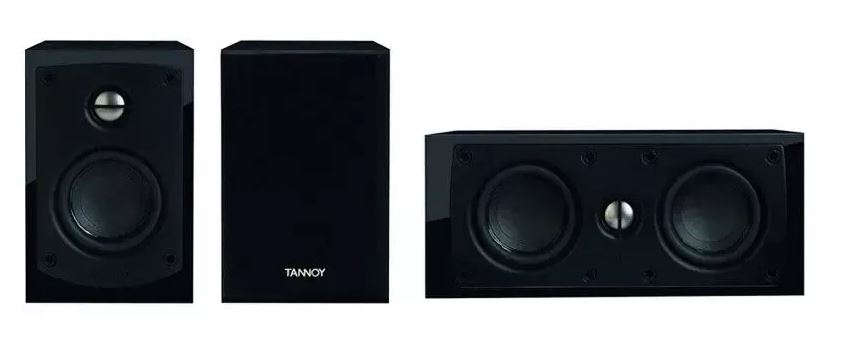 Tannoy HTS 3.0 Add On Pack (2 Satellites + 1 Center) Speakers in Black